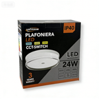 Plafoniera Circolare SMD LED UNIVERSO BL300-B3C 24W - Switch - immagine 3