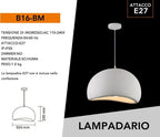 Lampadario a Sospensione Effetto Pietra Universo B16-B - immagine 9