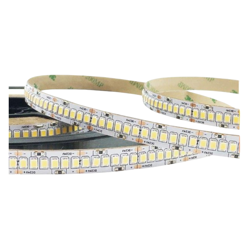 STRISCIA LED SMD 2835 24V Monocolore – Bobina 50 Metri 20W/m, 240 LED/m, 120.000 Lumen Totali, IP20