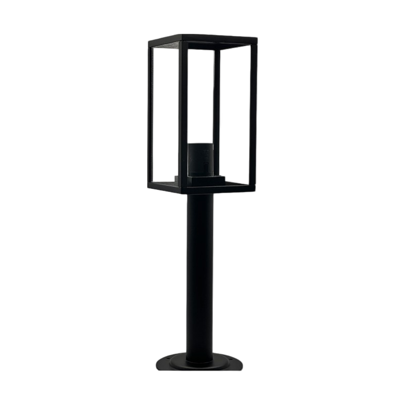 Universo 518PA-H480-N Lampioncino Portalampada da Giardino per Lampadine E27 Max 60 Watt con Fissaggio a Terra IP44