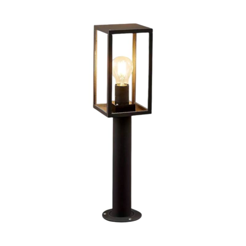 Universo 518PA-H480-N Lampioncino Portalampada da Giardino per Lampadine E27 Max 60 Watt con Fissaggio a Terra IP44