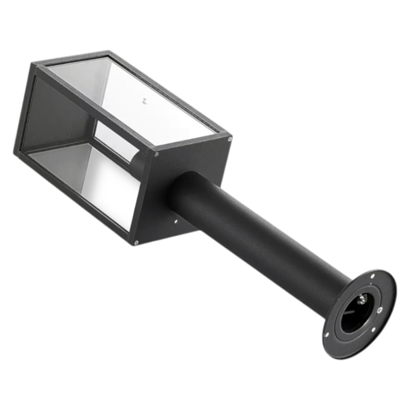 Universo 518PA-H480-N Lampioncino Portalampada da Giardino per Lampadine E27 Max 60 Watt con Fissaggio a Terra IP44