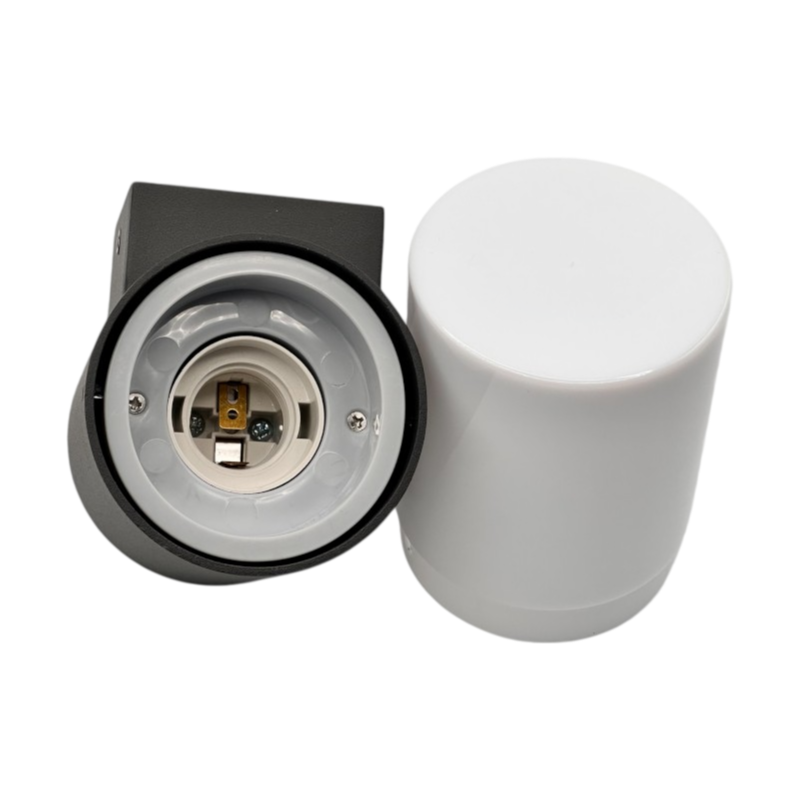 Portalampada Applique da Esterno Universo 529WA-B170-G – Wall Light per Fissaggio a Muro per Lampadine E27, 60W Max, IP54