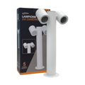 Lampione da giardino UNIVERSO 539PB-B440-B 45 cm con diffusori orientabili attacco GU10 IP44 per esterno