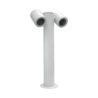 Lampione da giardino UNIVERSO 539PB-B440-B 45 cm con - immagine 2