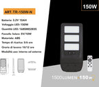 Lampione Stradale LED Solare UNIVERSO TR-150W-N - 150W - immagine 5