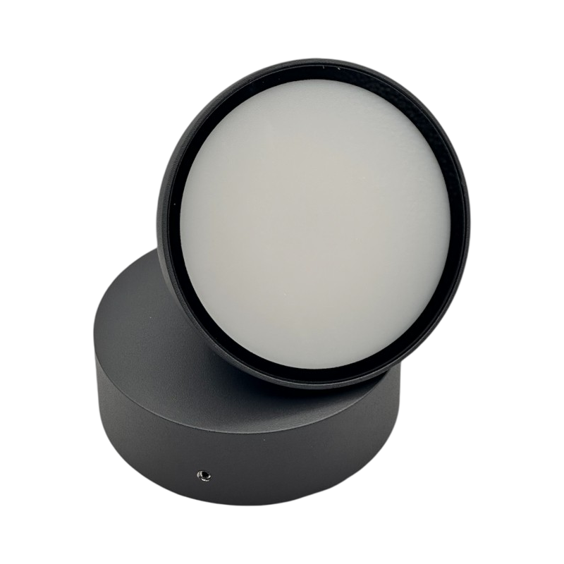 Lampada Applique LED da Muro Universo 570-G3C – Testa Ruotabile 12W SMD, CCT 3in1, IP54 per Esterno