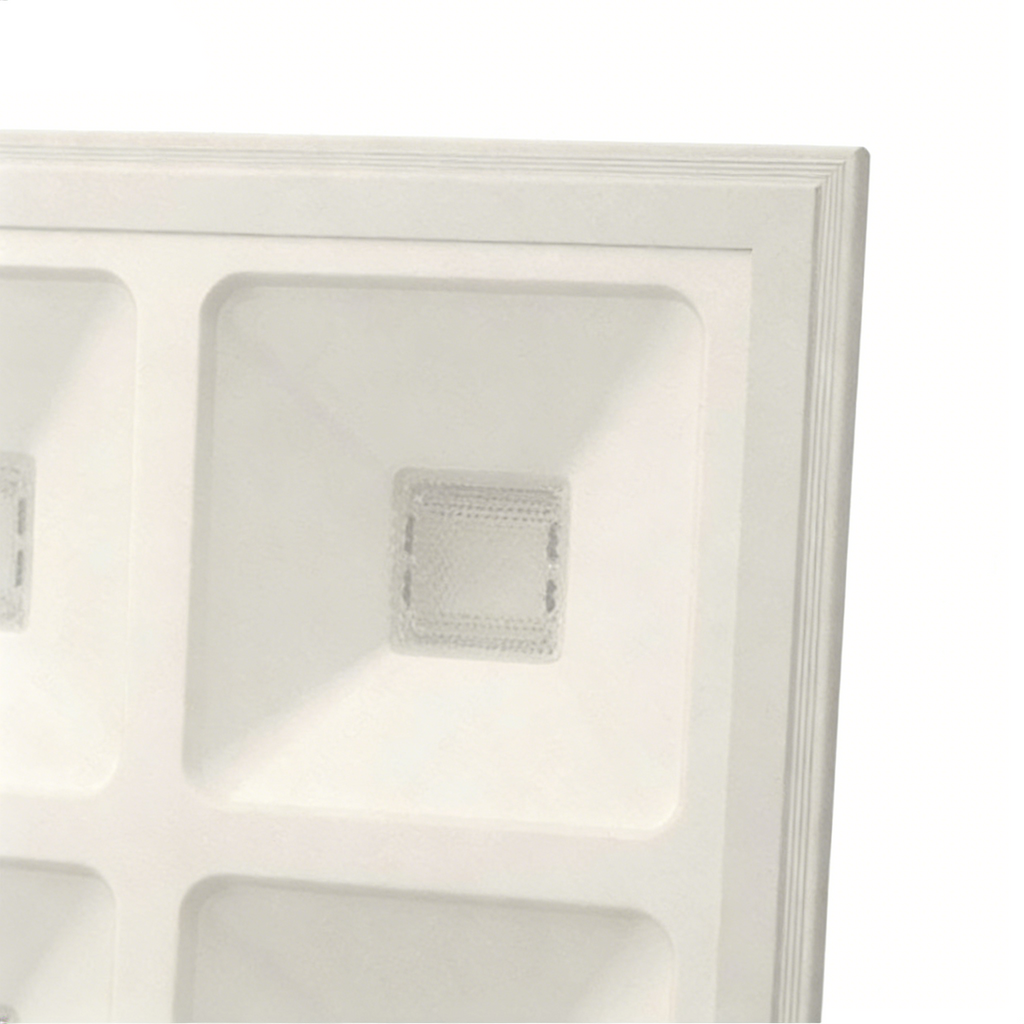 Pannello LED Quadrato ad Alveoli 60x60 40W 4400 Lumen | CCT Selezionabile 4000K/6500K con Driver