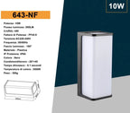 Lampada LED da Muro 10W Wall Light SMD - Applique Nera, 950 - immagine 5
