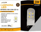 Confezione da 15 Pezzi Universo SPARAC-G9-2.5W-CE1 - immagine 4