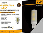 Confezione da 20 Pezzi Universo SPARAC-G9-7W-CE2-N - immagine 5
