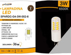Lampadina LED G4 Universo SPARDC-G4-3W-002 - 3W Tubolare - immagine 4