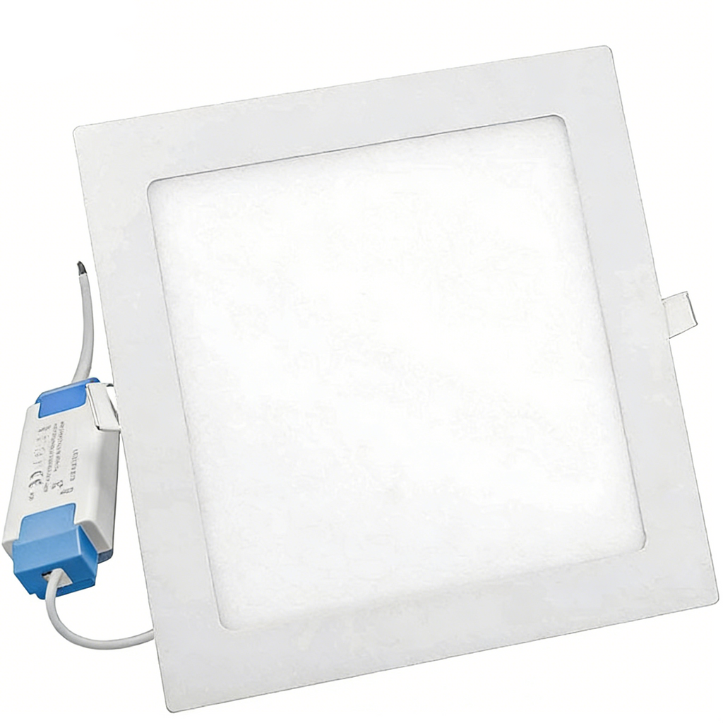Pannello LED Quadrato SMD 24W 2400 Lumen | CCT Regolabile 3000K-4000K-6500K con Driver