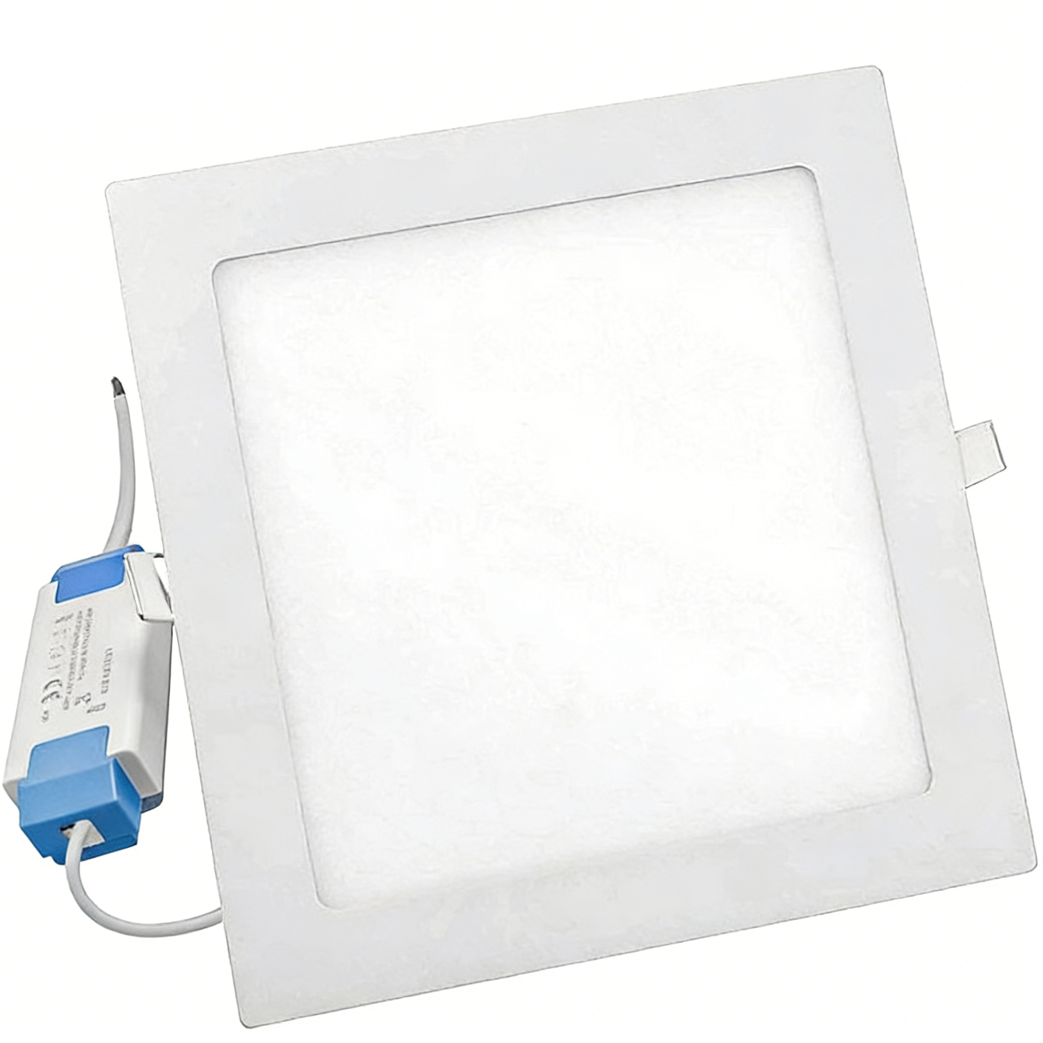 Pannello LED Quadrato SMD 24W 2400 Lumen | CCT Regolabile 3000K-4000K-6500K con Driver