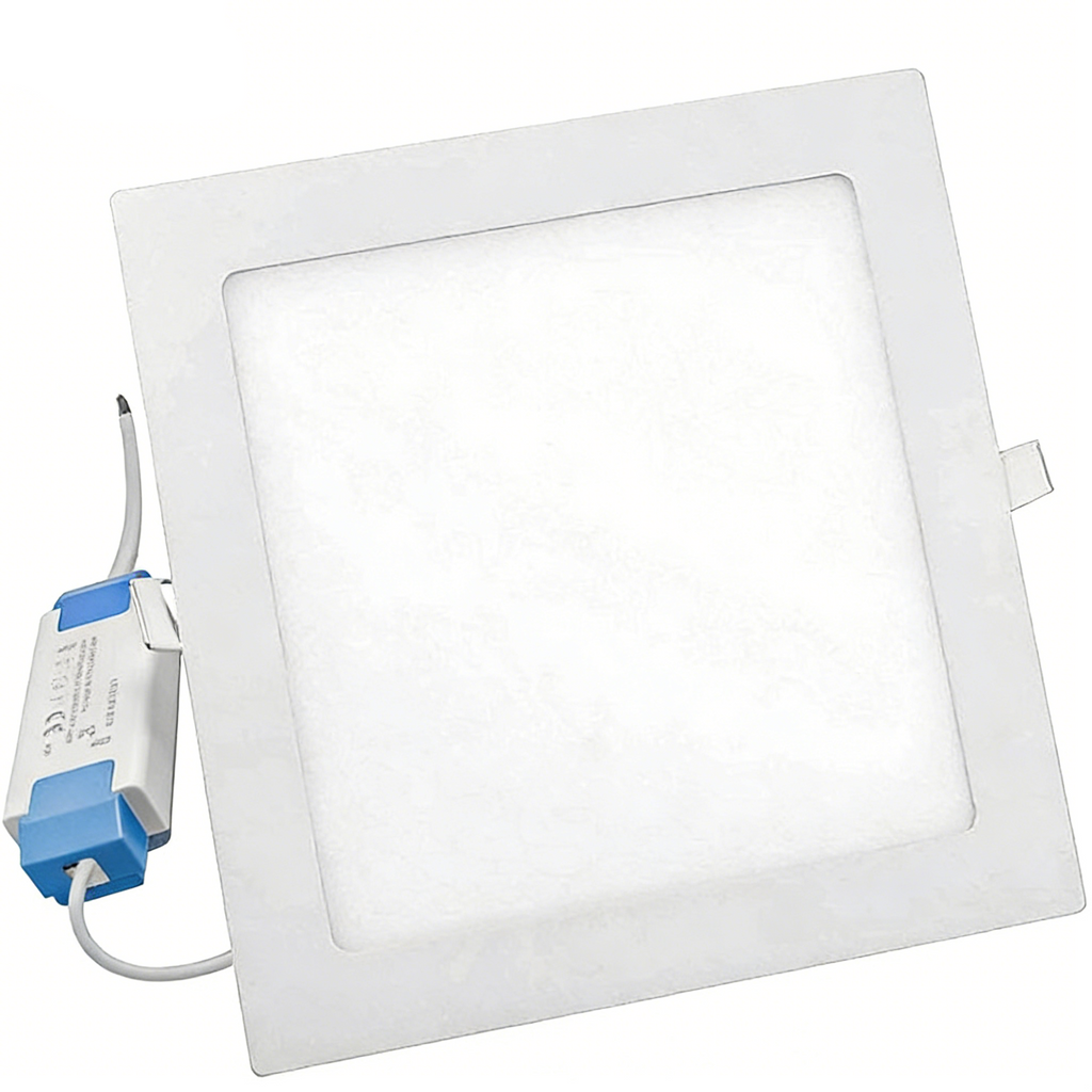 Pannello LED Quadrato SMD 18W 1800 Lumen | CCT Regolabile 3000K-4000K-6500K con Driver