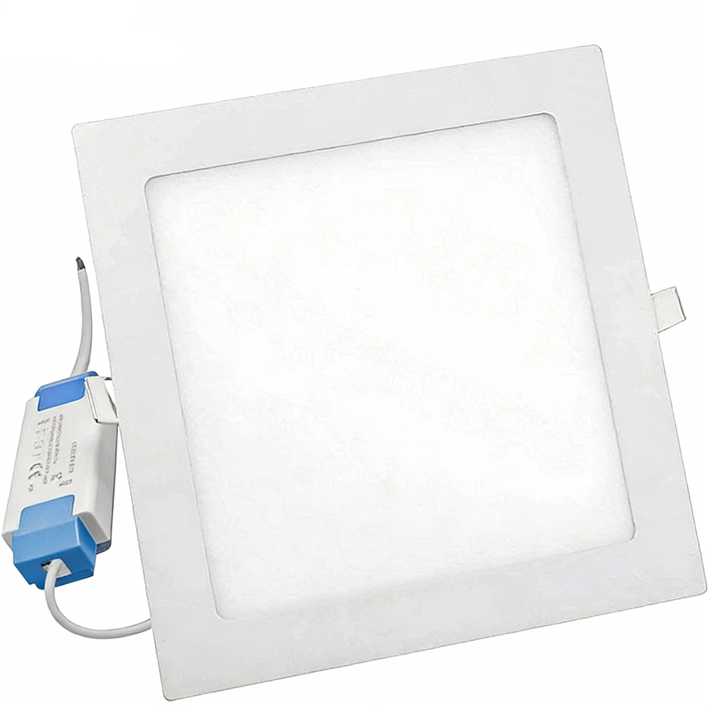 Pannello LED Quadrato SMD 12W 1200 Lumen | CCT Regolabile 3000K-4000K-6500K con Driver