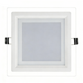 Pannello Faretto LED Quadrato in Vetro 12W Alta Luminosità | CCT Regolabile 3000K-4000K-6500K