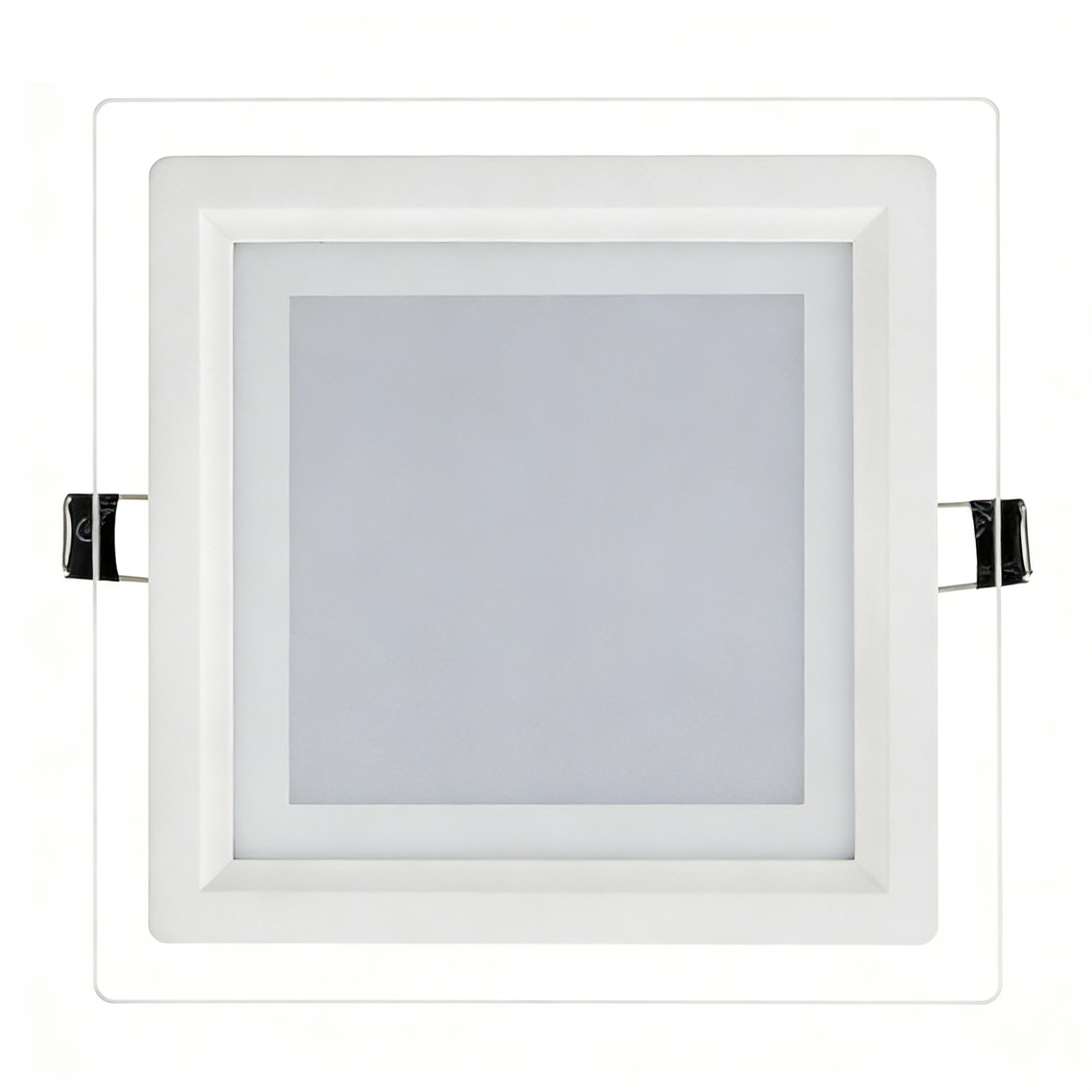 Pannello Faretto LED Quadrato in Vetro 6W Alta Luminosità | CCT Regolabile 3000K-4000K-6500K