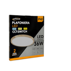 Plafoniera Ultra Slim Rotonda Effetto Legno - LV-480-L3C - immagine 5