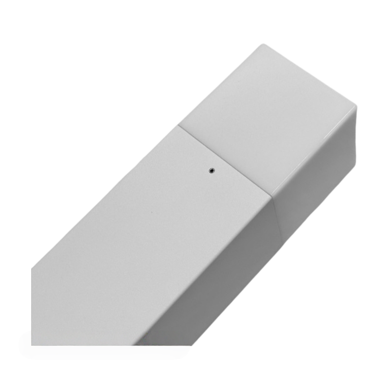 Portalampada Applique da Giardino Universo 740-B – Wall Light Quadrato per Lampadine E27, Colore Bianco, IP44