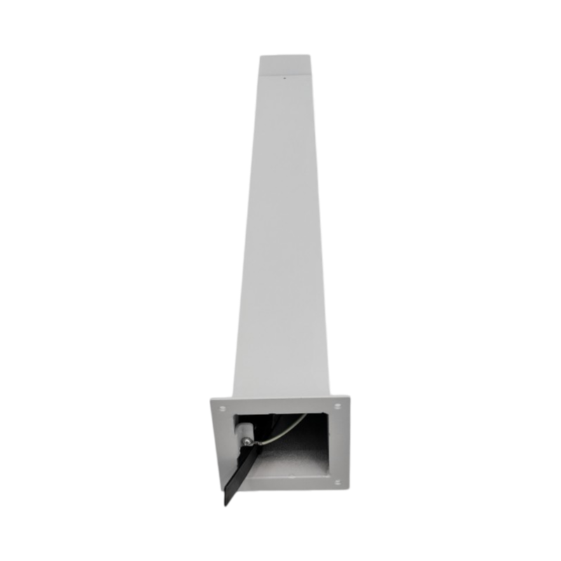 Portalampada Applique da Giardino Universo 740-B – Wall Light Quadrato per Lampadine E27, Colore Bianco, IP44