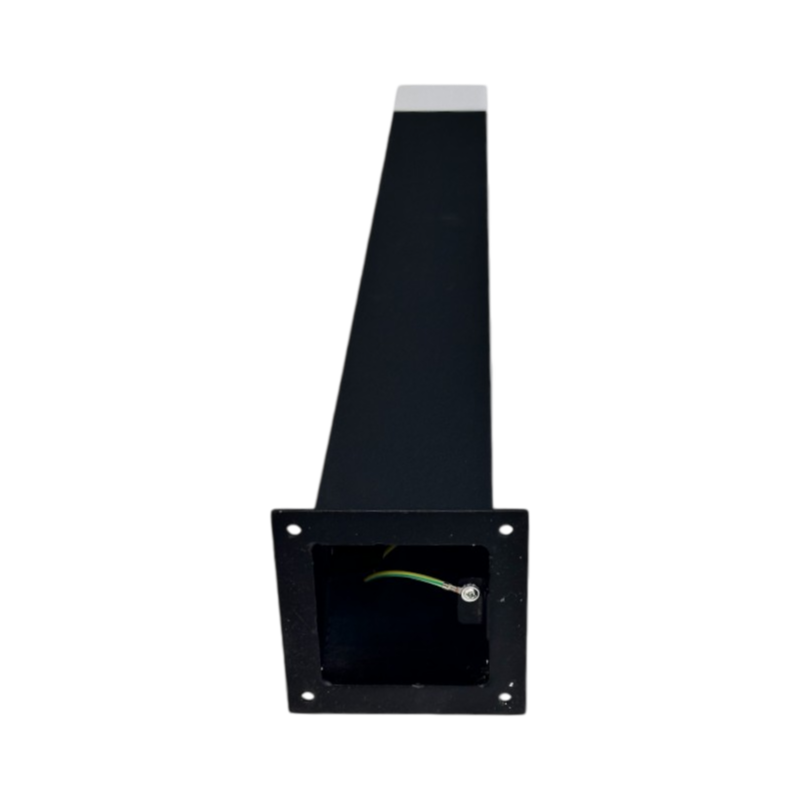 Portalampada Applique da Giardino Universo 740-N – Wall Light Quadrato per Lampadine E27, Colore Nero, IP54