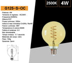 Lampadina LED E27 Universo G125-S-OC - 4W, Globo G125 a - immagine 3