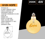 Lampadina LED E27 Universo G125-HOPE - 4W, Globo G125 a - immagine 3