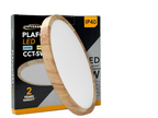 Plafoniera Ultra Slim Rotonda Effetto Legno - LV-300-L3C