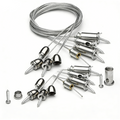 Kit Sospensione UNIVERSO per Pannelli LED 30x30 60x60 120x60 120x30 | Cavo 1.2 Metri