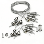 Kit Sospensione UNIVERSO per Pannelli LED 30x30 60x60 120x60