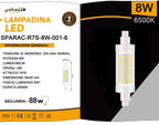 Lampadina LED R7S Universo SPARAC-R7S-8W-001 - 8W Tubolare - immagine 4