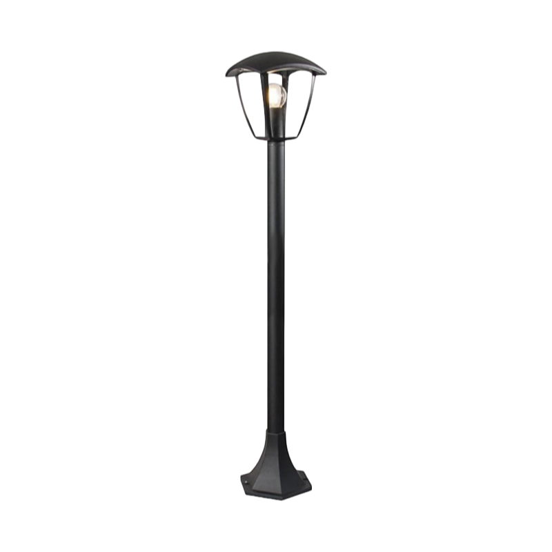 Lampione Portalampada Nero Universo 819PB-B860-G per Lampadine E27 Max 60W da Giardino – 860 mm con Fissaggio a Terra