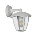 Portalampada lanterna da giardino UNIVERSO 819WB-B232-B applique da muro bianca attacco E27 IP44 per esterno
