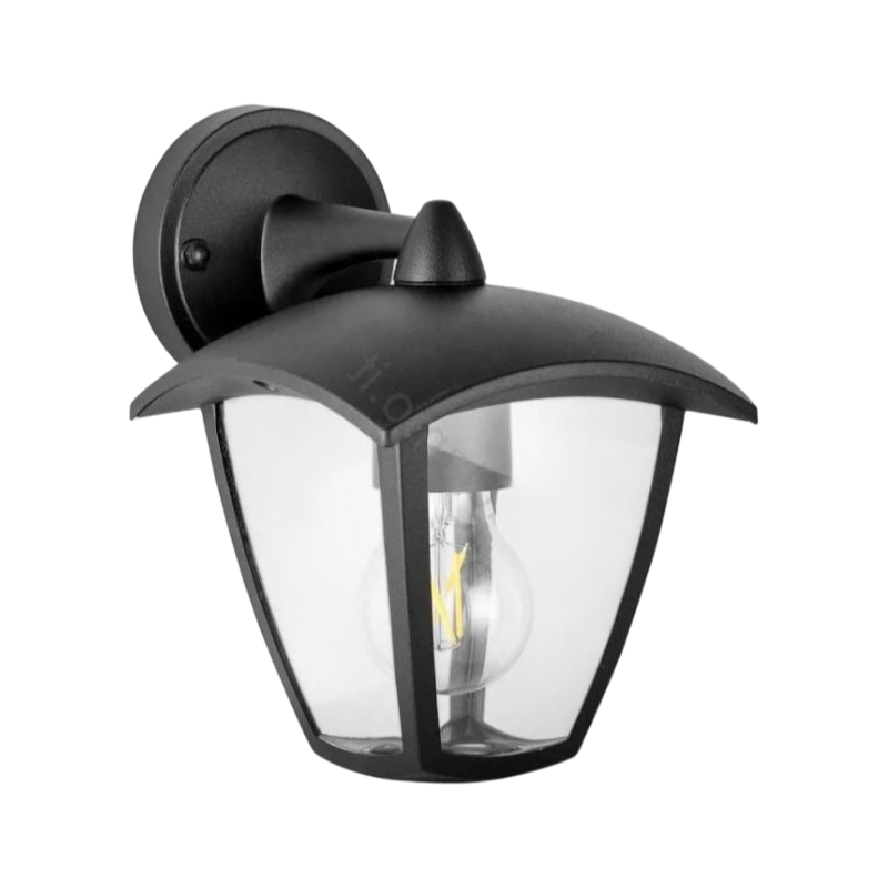 Portalampada Lanterna da Giardino Universo 819WB-B232-G – Wall Lamp Grigio Antracite da Muro, IP44 per Lampadine E27