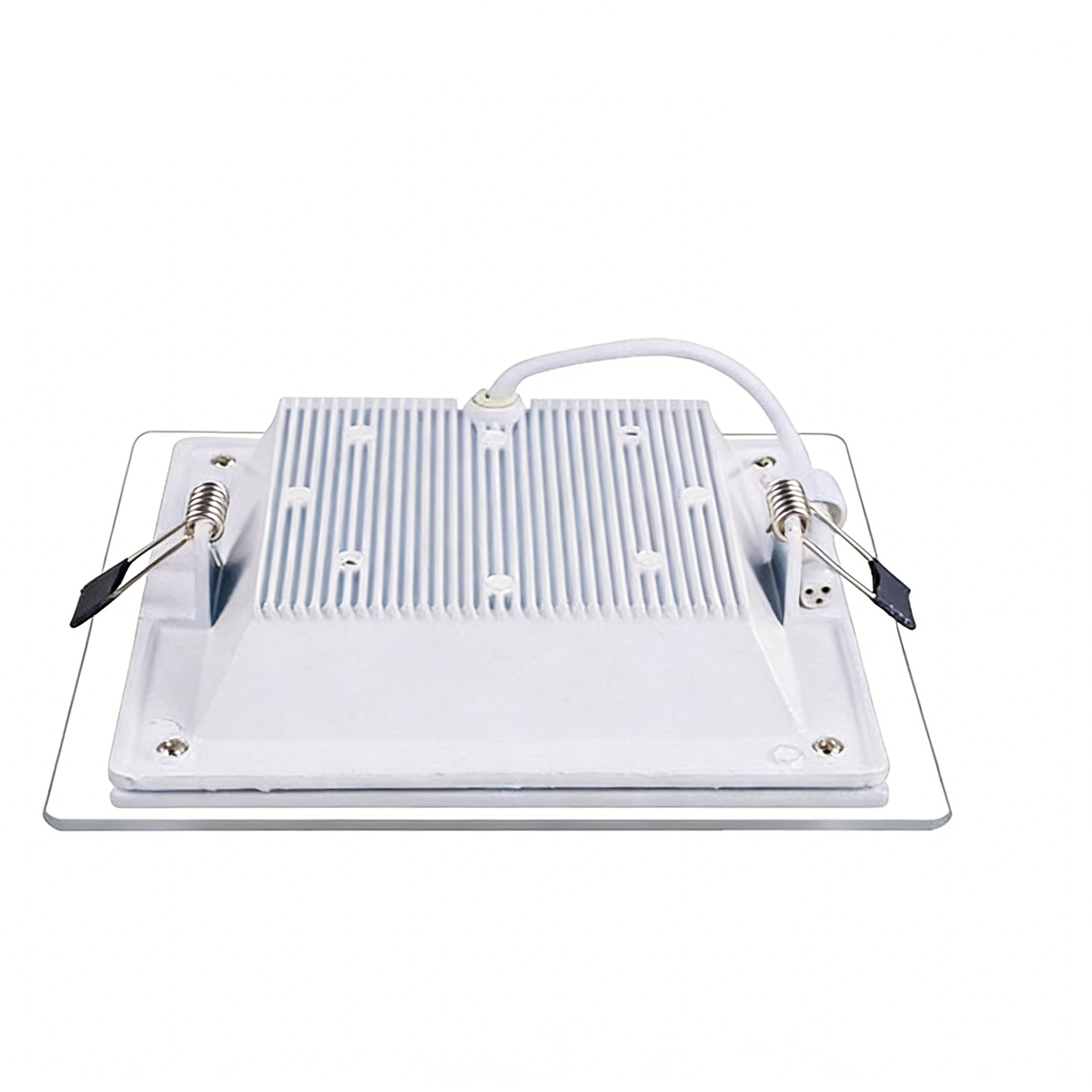 Pannello LED Slim Quadrato in Vetro 12W 1100 Lumen | CCT Regolabile 3000K-4000K-6500K