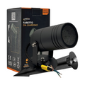 Universo 837WA-B80-G Portafaretto da Giardino con Portalampada per Lampadine GU10 Picchetto da Interramento Alluminio Nero IP65
