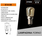 Lampadina Alogena da Forno - Attacco E14, 25W, Resistente - immagine 2