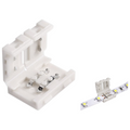 Giunto Connettore per Strip LED Monocolore 2 Pin 8mm | Spinotto 12V/24V SMD | Confezione 5 Pezzi
