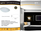 Applique Mezza Luna in Gesso Verniciabile - Doppia - E11 - immagine 6