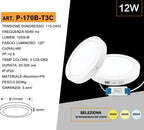 Plafoniera LED Rotonda SMD UNIVERSO 12W - CCT 3in1 - immagine 6