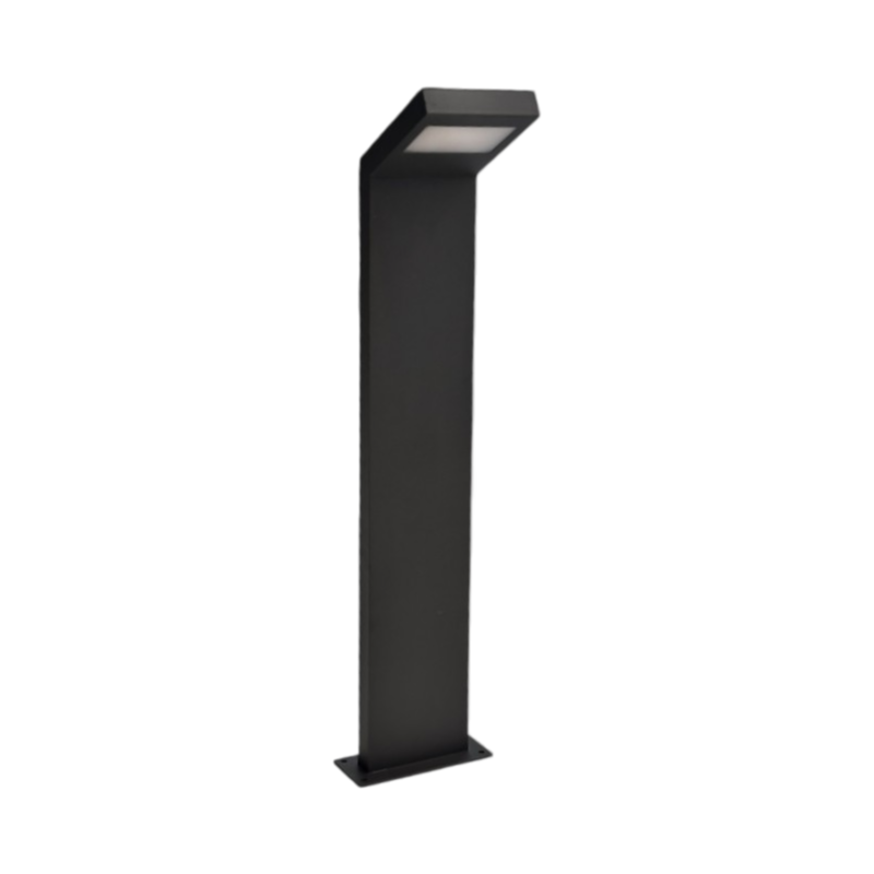 Lampada Applique LED da Giardino Universo 954PA-H580-GN 10W SMD IP54 – Lampione Bollard da Terra, Colore Grigio Scuro