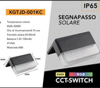Applique LED Solare da Esterno con Pannello e Crepuscolare - immagine 4