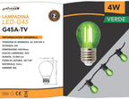Confezione da 10 Pezzi Universo - Lampadina LED E27 Colorata - immagine 6
