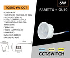 Modulo LED Universo TC50C-6W-CCT - 6W, 510 Lumen, Faretto - immagine 8