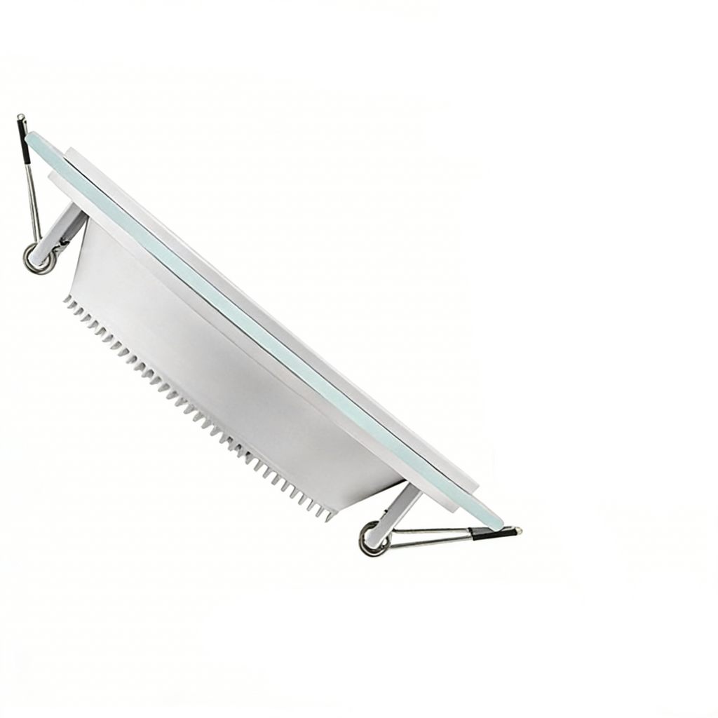Pannello Faretto LED Rotondo in Vetro 12W Alta Luminosità | CCT Regolabile 3000K-4000K-6500K