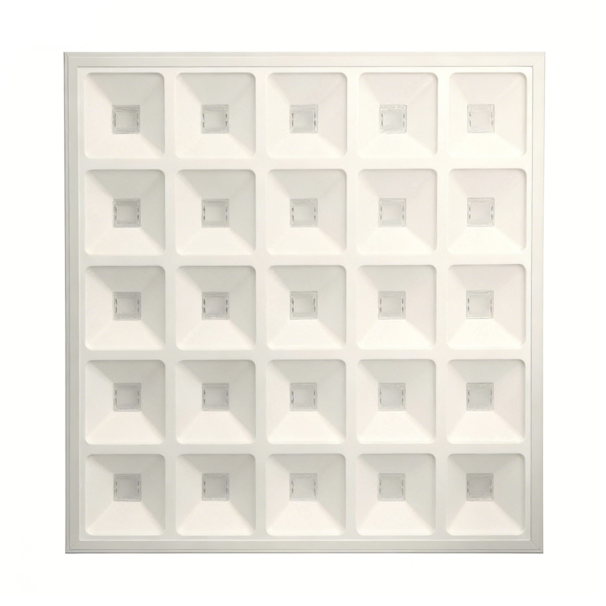 Pannello LED Quadrato ad Alveoli 60x60 40W 4400 Lumen | CCT Selezionabile 4000K/6500K con Driver