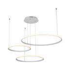 Lampadario LED a Sospensione Moderno con 3 Anelli