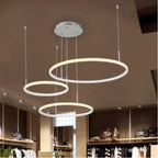 Lampadario LED a Sospensione Moderno con 3 Anelli - immagine 2