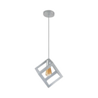 Lampadario a Sospensione Pendente - Forma Cubo con Attacco - immagine 2